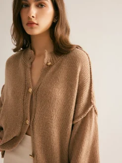 Clearance Button Loose Soft Cardigan Cardigans|Sweaters & Cardigans