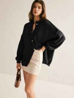 Clearance Button Loose Soft Cardigan Cardigans|Sweaters & Cardigans