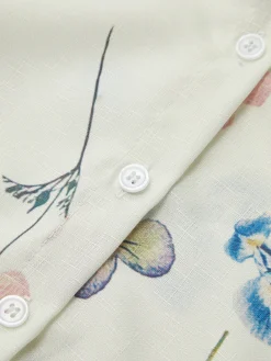 Button Print Straight Skirt Skirts|Bottoms