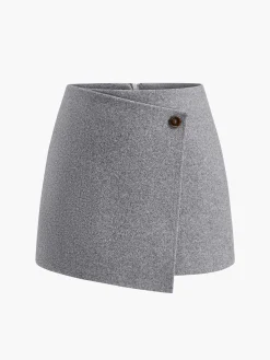 Hot Button Tweed Warm Skirt Skirts|Matching Sets