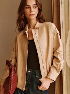 New Button Zipper Polo Jacket Outerwear|Jackets