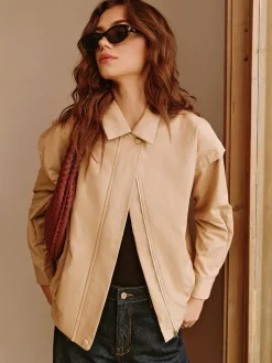 New Button Zipper Polo Jacket Outerwear|Jackets