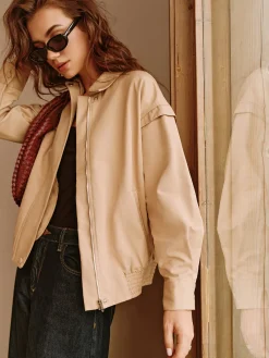 New Button Zipper Polo Jacket Outerwear|Jackets