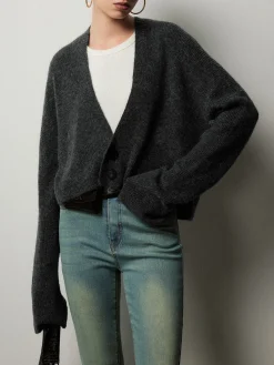 Sale Buttoned Slouchy Cardigan Cardigans|Sweaters & Cardigans
