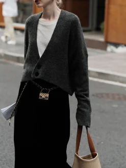 Sale Buttoned Slouchy Cardigan Cardigans|Sweaters & Cardigans