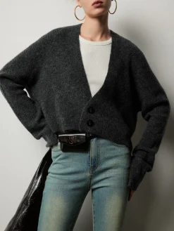 Sale Buttoned Slouchy Cardigan Cardigans|Sweaters & Cardigans