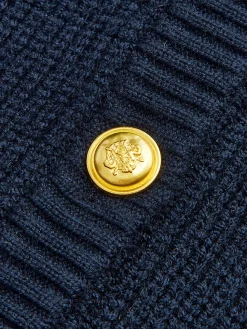 Cable-Knit Button Panel Cardigan Cardigans|Sweaters & Cardigans