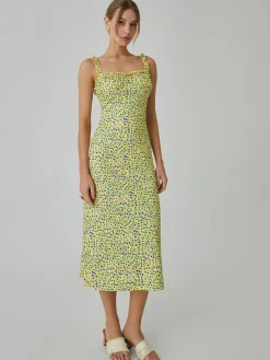New Cami Floral Bohemian Vacation Midi Dress Casual Dresses|Floral Dresses