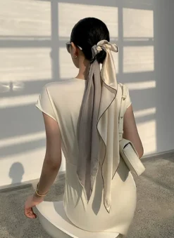 Outlet Cap Sleeve Cutout Midi Dress White Dresses|Black Dresses