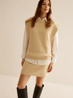 Hot Cap Sleeve Drawstring Stretch Skirt Set Skirt Sets|Long Sleeve Sets
