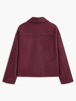 Sale Cargo Tweed Polo Jacket Outerwear|Jackets