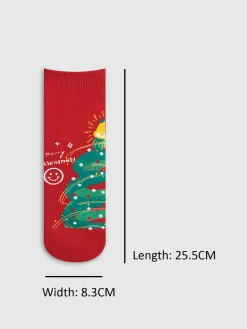 Discount Cartoon Christmas Gift Box With Socks Socks & Tights|Accessories