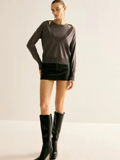 Best Casual 2 in 1 Sweater Sweater Tops|Sweaters & Cardigans