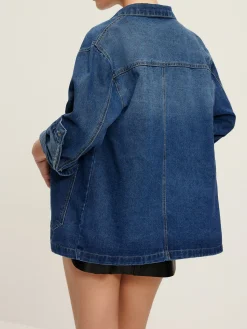 Best Casual Breasted Lapel Denim Jacket Outerwear|Jackets