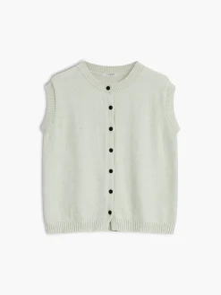 Casual Button Up Sweater Vest Sweater Vests|Sweaters & Cardigans