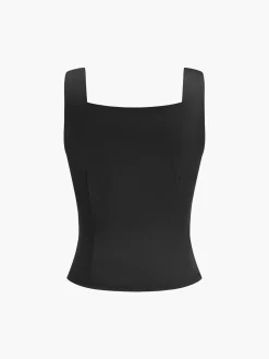 Sale Casual Button-Front Tank Top Tank Tops & Camis|Tops