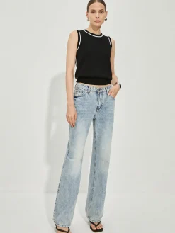 Online Casual Contrast Binding Tank Top Tank Tops & Camis|Tops