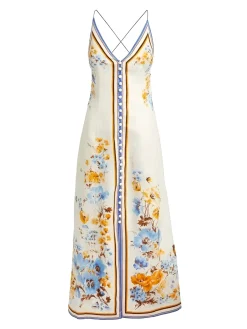 Best Casual Floral Printed Halter Long Dress Dresses