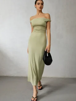 Hot Casual Off Shoulder Long Dress Black Dresses|Casual Dresses