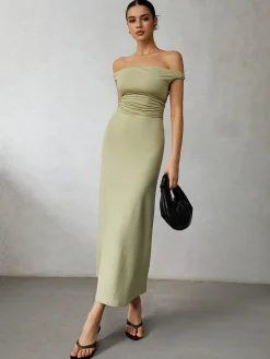 Hot Casual Off Shoulder Long Dress Black Dresses|Casual Dresses
