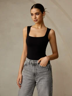 New Casual Plain Tank Top Tank Tops & Camis|Tops