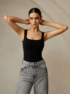 New Casual Plain Tank Top Tank Tops & Camis|Tops