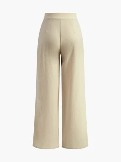 New Casual Pleated Wide Leg Pants Wide Leg|Pants