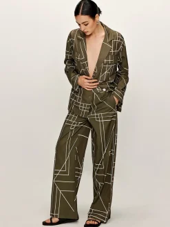 Casual Printed Lapel Shirt Blouses & Shirts|Matching Sets