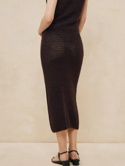 Clearance Casual Solid Sweater Skirt Skirts|Knitwear