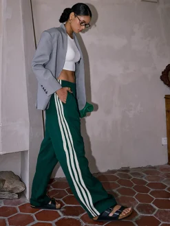 Sale Casual Striped Patchwork Pants Pants|Bottoms