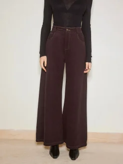 Sale Casual Wide-Leg Denim Pants Jeans|Pants