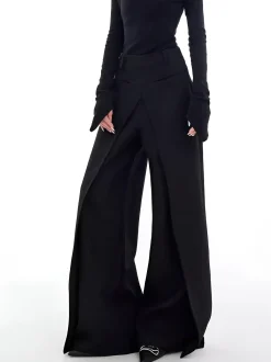 New Casual Wide-Leg Thin Pants Pants|Bottoms