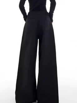 New Casual Wide-Leg Thin Pants Pants|Bottoms