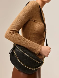 Clearance Chain Decor Zipper Shoulder Bag Bags|Accessories