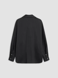 Clearance Charlotte Oversized Button Up Collared Shirt Blouses & Shirts|Tops