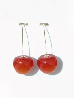 Charming Cherry Earrings Earrings|Accessories