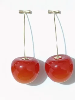 Charming Cherry Earrings Earrings|Accessories