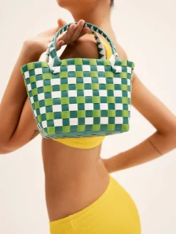 Sale Checkered Print Bucket Bag Bags|Accessories