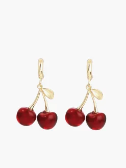 Discount Cherry Stud Drop Earrings Earrings|Accessories
