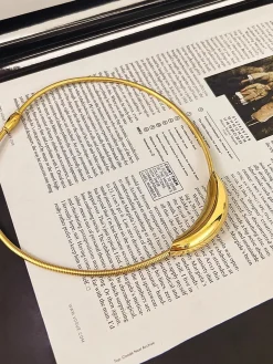 Outlet Chic O-Ring Choker Necklace Necklaces|Accessories