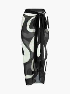 New Chiffon Knotted Cover Up Swimwear|Tops