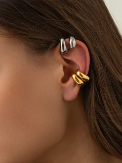 Discount Chunky Hoop Ear Cuff Earrings|Accessories