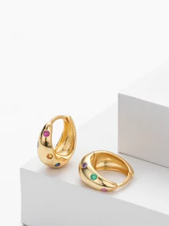 Hot Chunky Hoop Earrings Earrings|Accessories