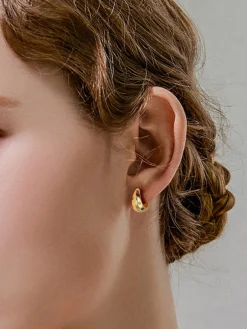Hot Chunky Hoop Earrings Earrings|Accessories