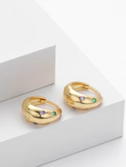 Hot Chunky Hoop Earrings Earrings|Accessories