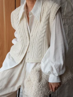 Discount Chunky Knit V-Neck Button Cardigan Cardigans|Sweaters & Cardigans