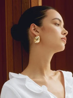 Discount Chunky Teardrop Statement Earrings Earrings|Accessories