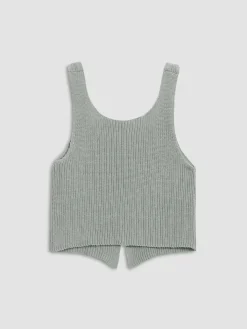 Discount Classic Hook-and-Eye Knit Vest Sweater Vests|Sweaters & Cardigans