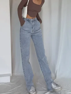 Best Classic Straight Leg Jeans Jeans|Pants