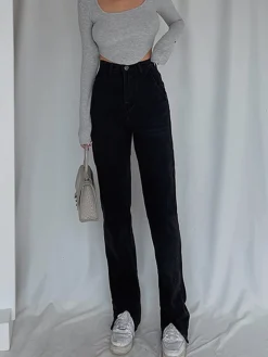 Best Classic Straight Leg Jeans Jeans|Pants